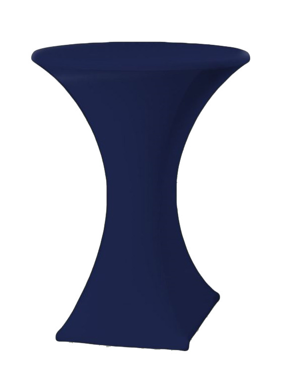 Noleggio TOVAGLIA Cocktail Lycra Blu per Mangia In Piedi Bistrot diam. cm 60 a Milano